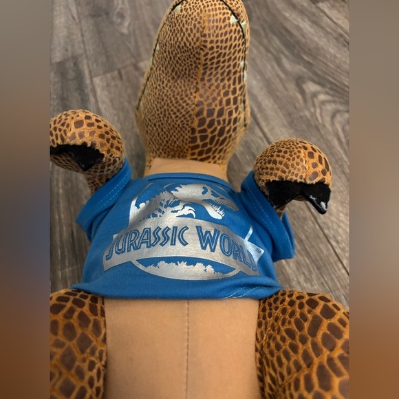 Build A Bear Jurassic World Brown Velociraptor 20" Stuffed Raptor Dinosaur T Rex - Picture 3 of 3